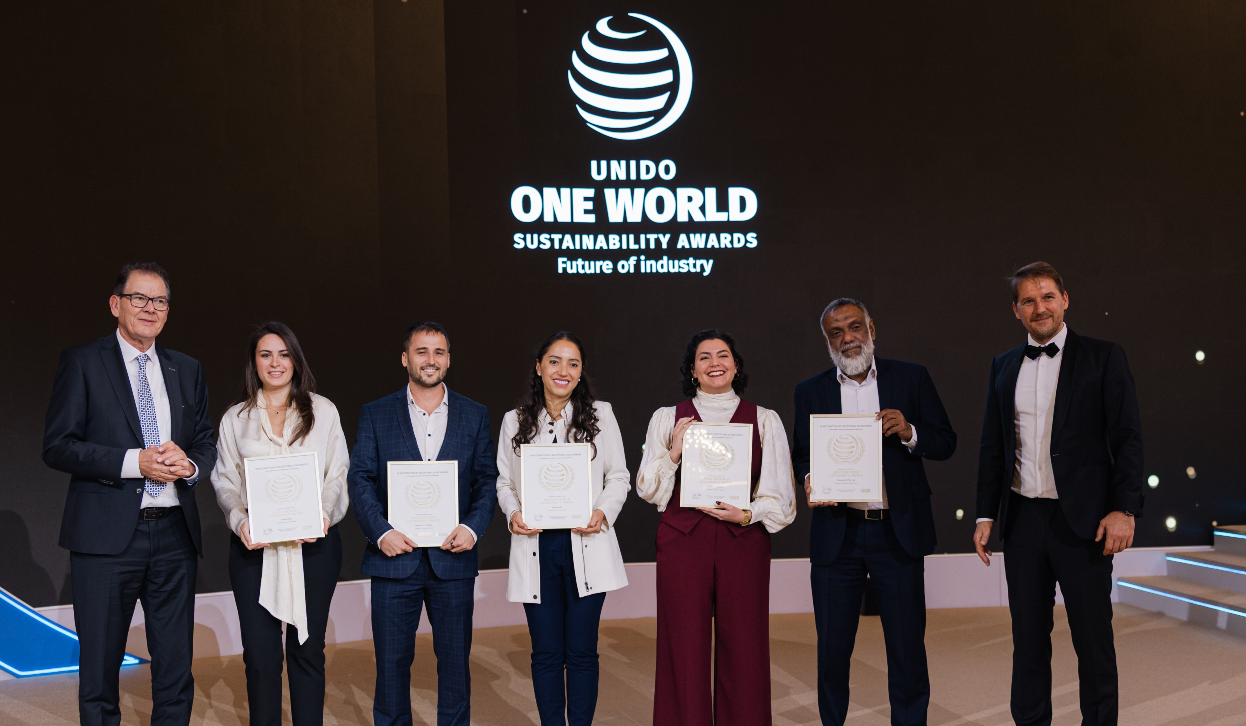 BRIGHT Products was one of the top 5 finalists in the inaugural UNIDO ONE World Sustainability Awards' Women in Industry category
