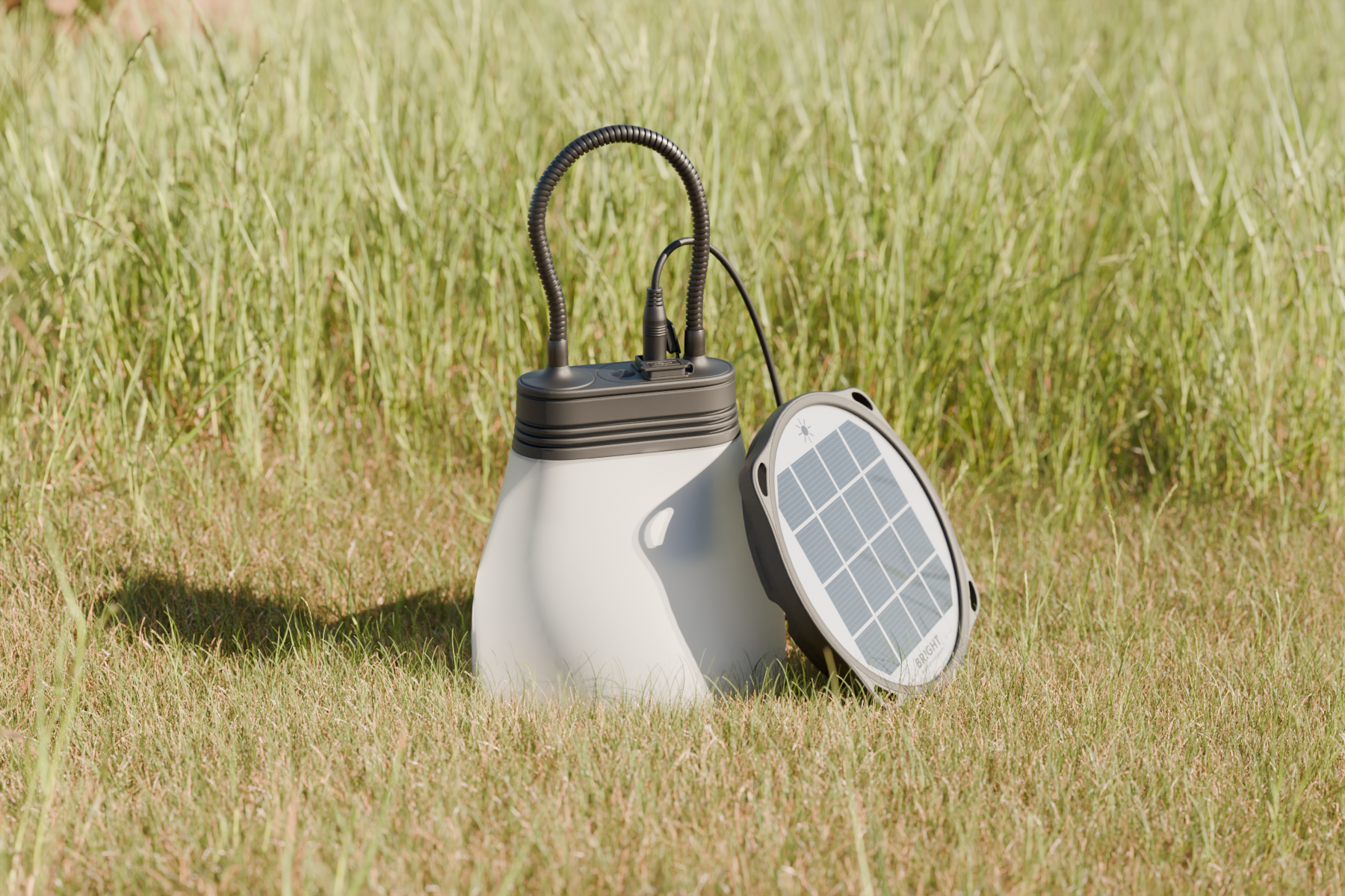 The new SunBell solar lamp features improvements to its design to make it more durable