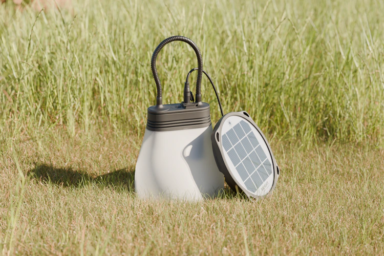 The new SunBell solar lamp features improvements to its design to make it more durable
