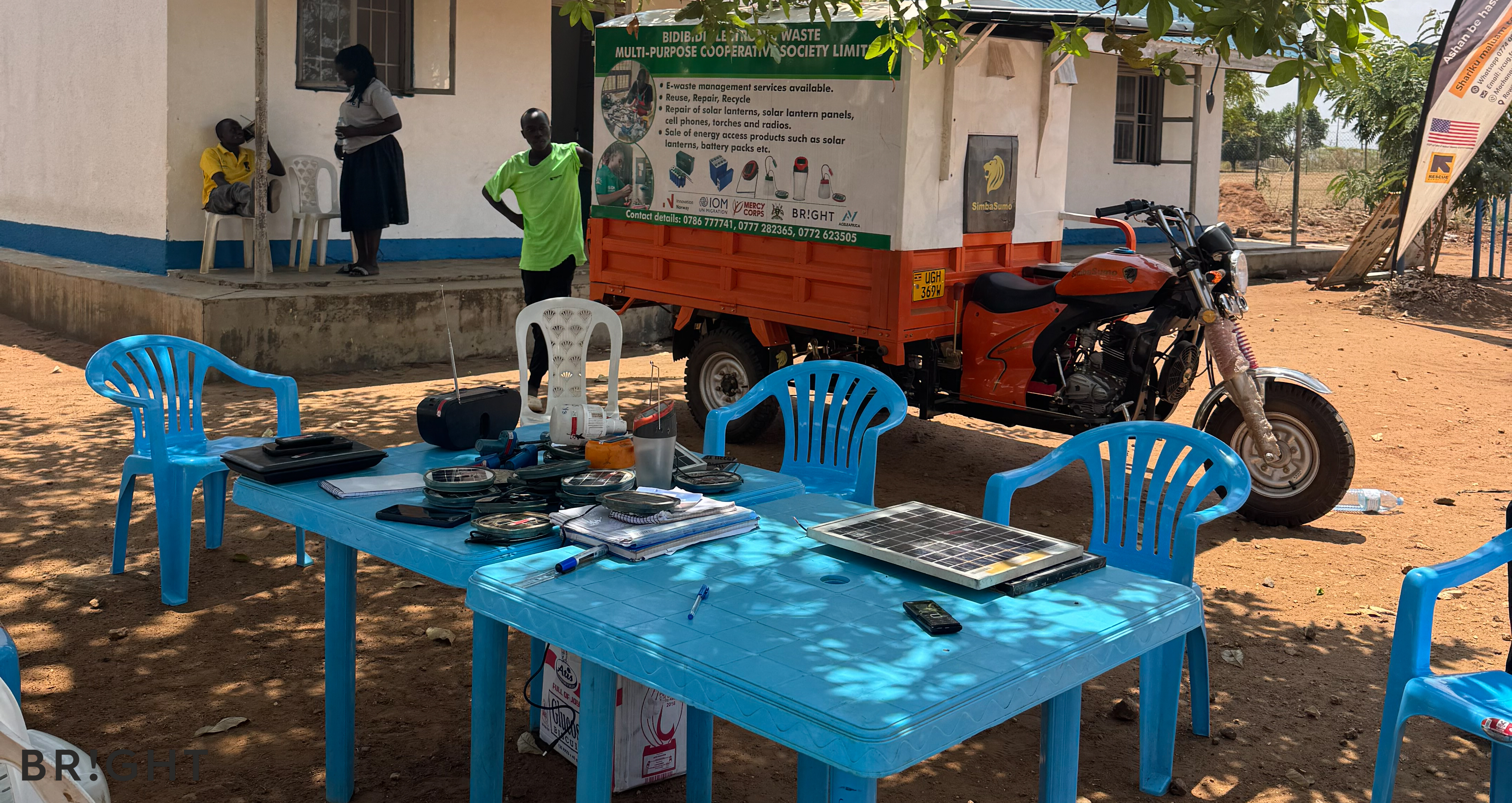 During the transition-to-scale phase the project expanded to all five zones of the settlement, with two new permanent workshops and two tuk-tuks (motorcycle-trucks) which will enable BEMCOS to serve the entirety of Bidibidi.