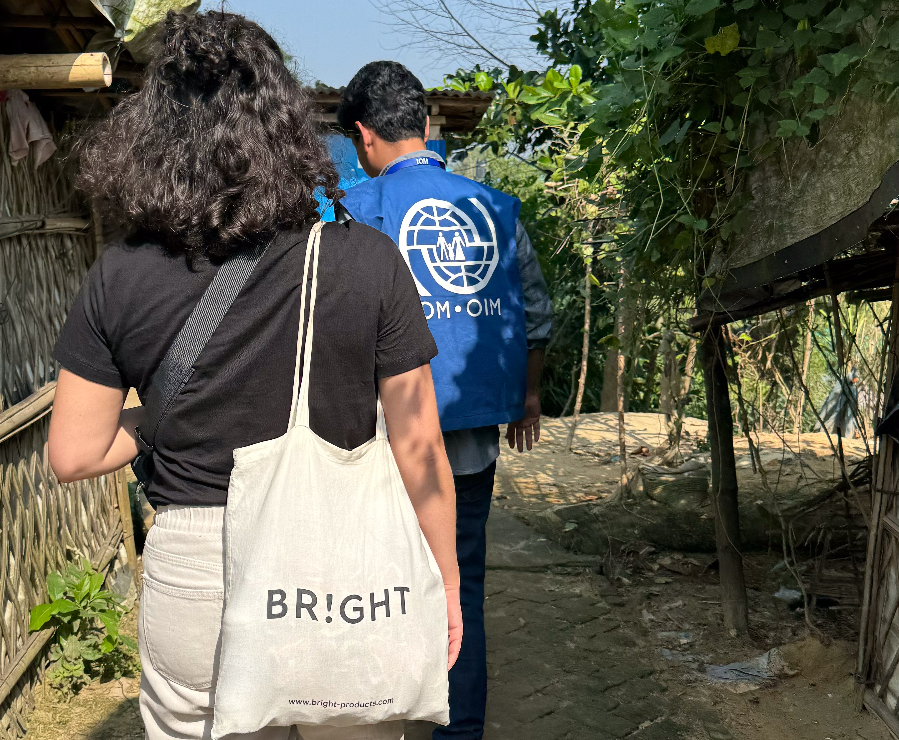 BRIGHT Products Solar lamp repair & e-waste management partnership in Cox's Bazar Kutupalong refugee camp, Bangladesh