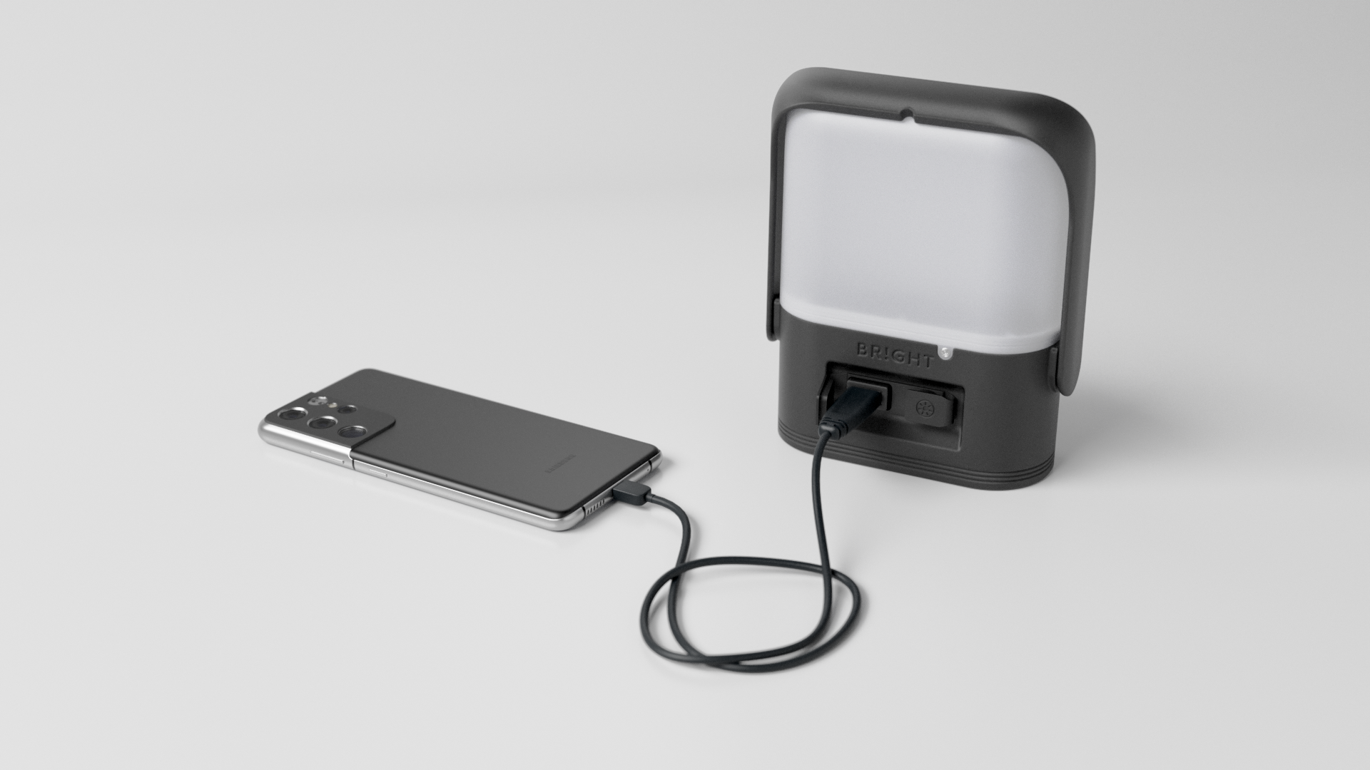 Sol features an integrated USB port for convenient mobile phone charging, anytime, anywhere.