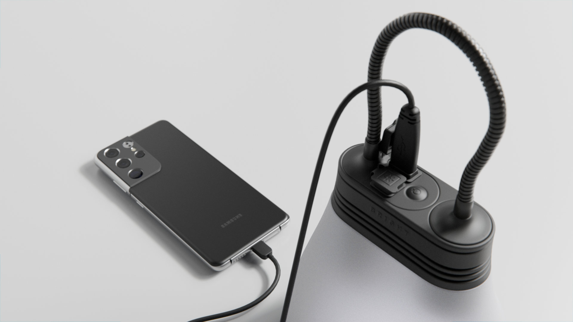 An integrated USB port allows for convenient charging of mobile phones and other low-voltage devices, keeping you connected off-grid.