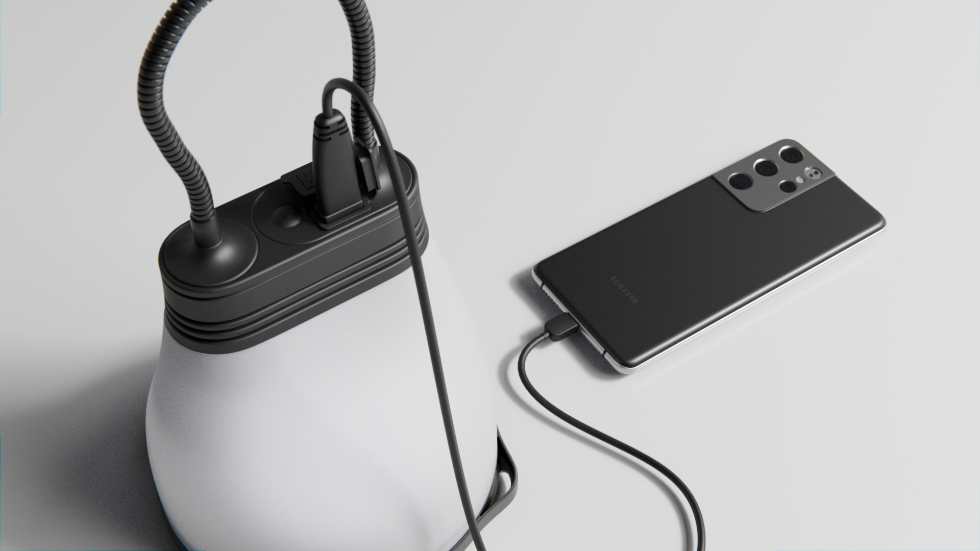 An integrated USB port allows for convenient charging of mobile phones and other low-voltage devices, keeping you connected off-grid.